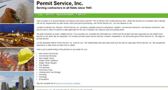 Desktop Screenshot of permitserviceinc.com